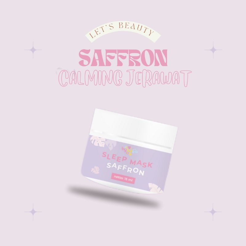 |BYBDKA SAFFRON|SLEEPING MASK 15GR