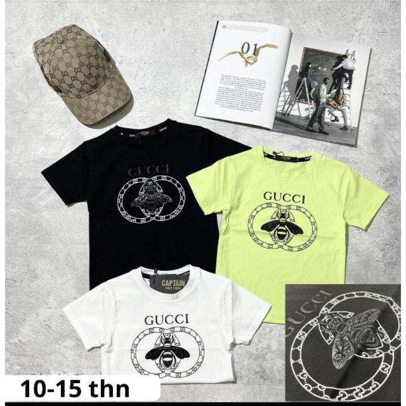 T-shirt gucci premium  | kaos premium | kaos keren | kaos kece | gucci | kaos anak |
