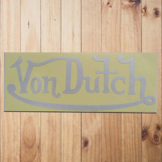 CUTTING STICKER VON DUTCH TULISAN