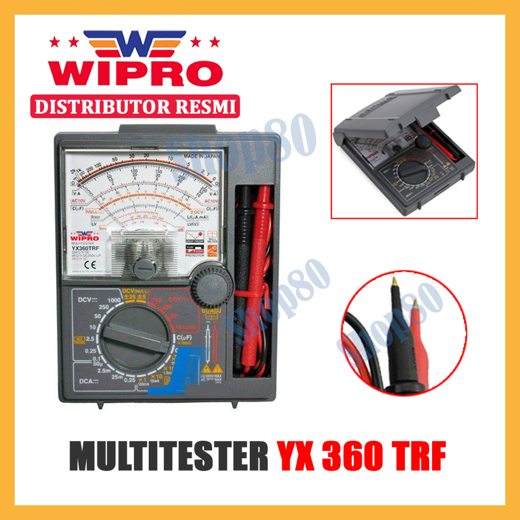 Wipro Multitester Analog Avometer Multimeter Multi Tester XY 360TRF