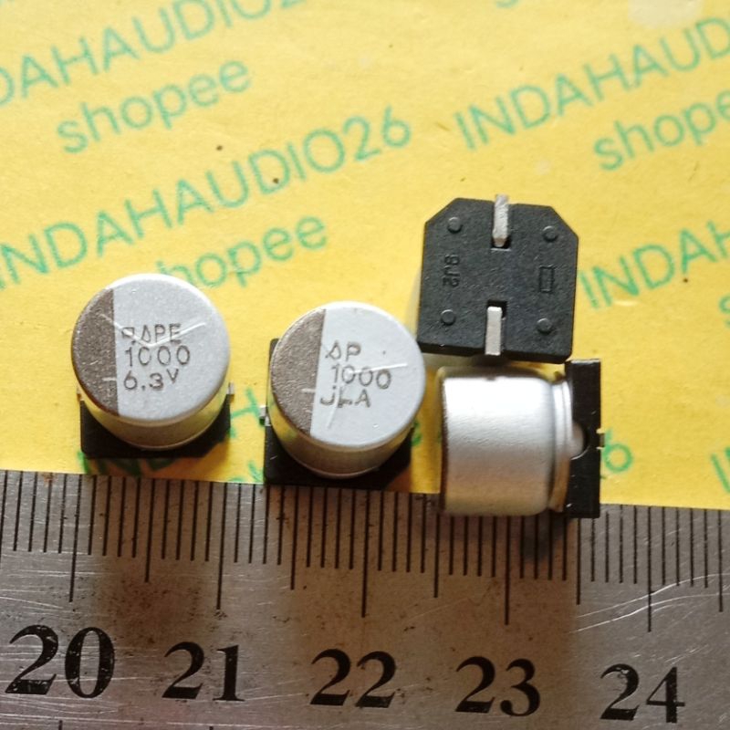 d10x10mm 1000uf j 6v3 6.3v 6,3v elko smd kapasitor elco solid capacitor