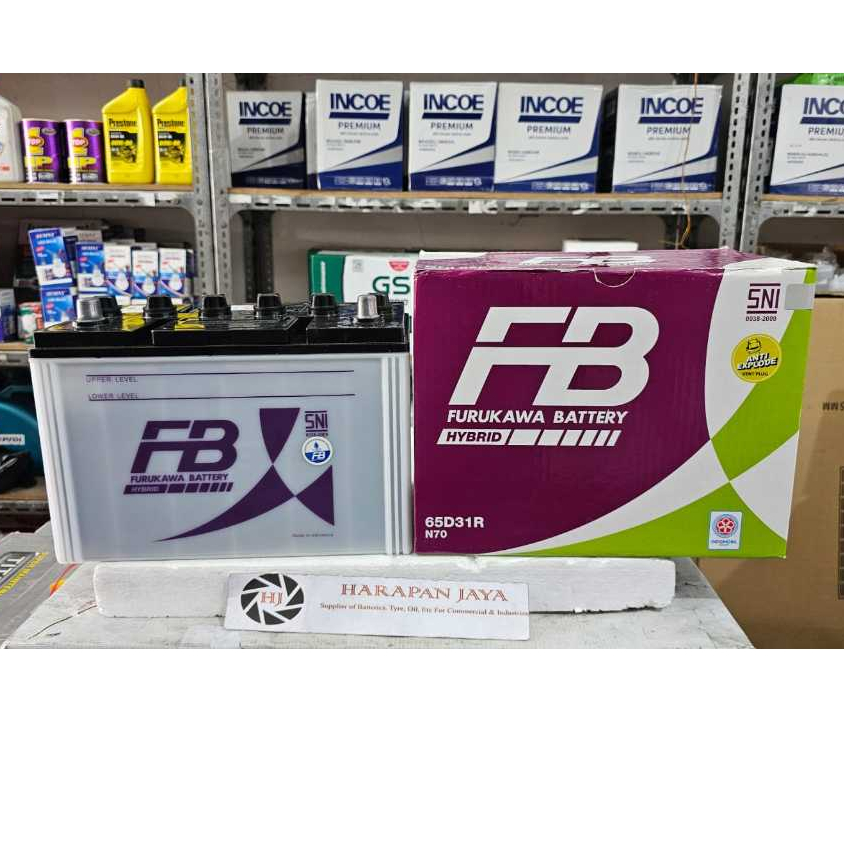 AKI MOBIL FB FURUKAWA HYBRID N70 (70AH)/65D31R (BASAH)