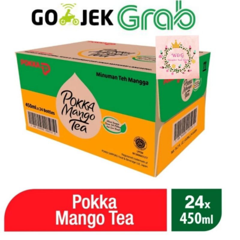 

Pokka Mango Tea 450ml | Pokka Pet Mango 450ml 1 Dus 24 Pcs