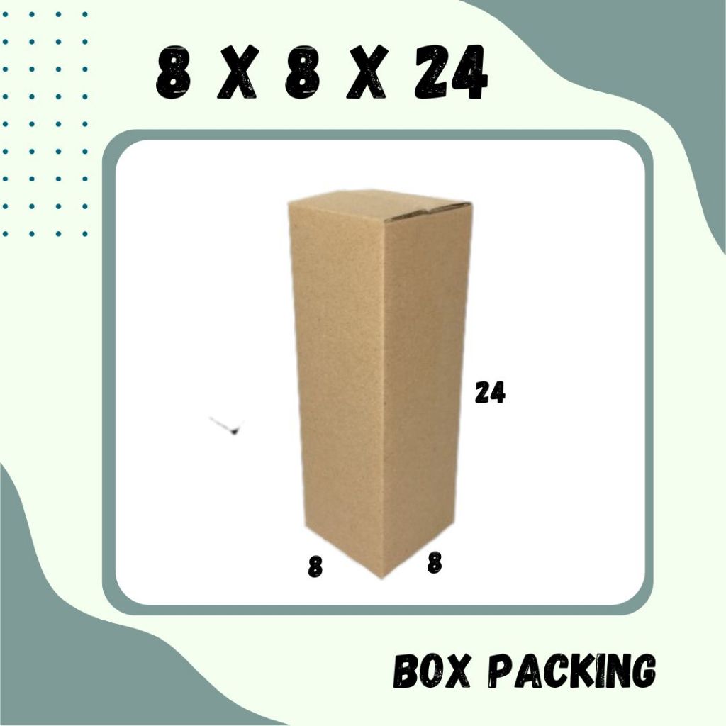 

Kardus 8x8x24 Box Packing A1 Karton Kotak Kemasan Olshop Dus Sparepart Souvenir