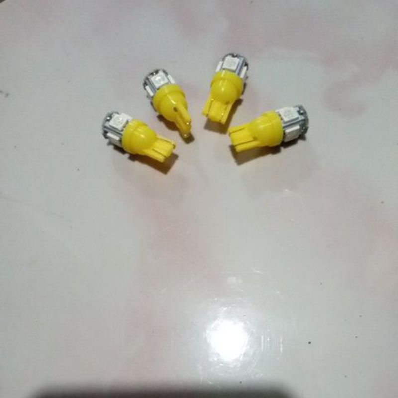 LAMPU LED MOTOR SENJA KUNING