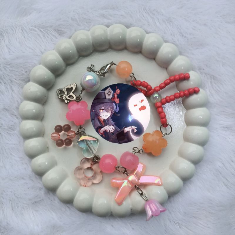 ✨Gelang manik-manik Hu Tao✨//Gelang Hu Tao//Hu Tao//Genshin Impact Merch
