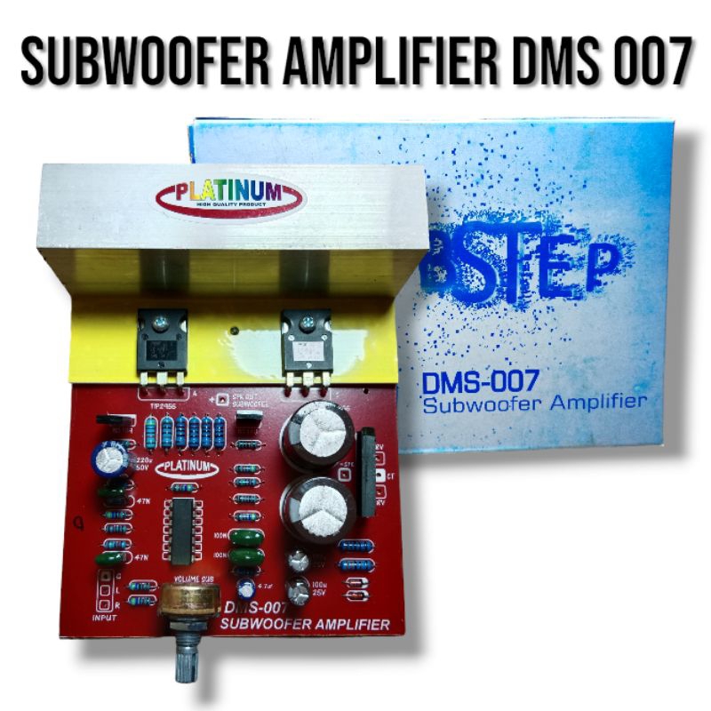 KIT POWER SUBWOOFER AMPLIFIER DMS 007 TIP MOSFET PLATINUM KIT POWER SUBWOOFER SUB BASS DUBSTEP AMPLI