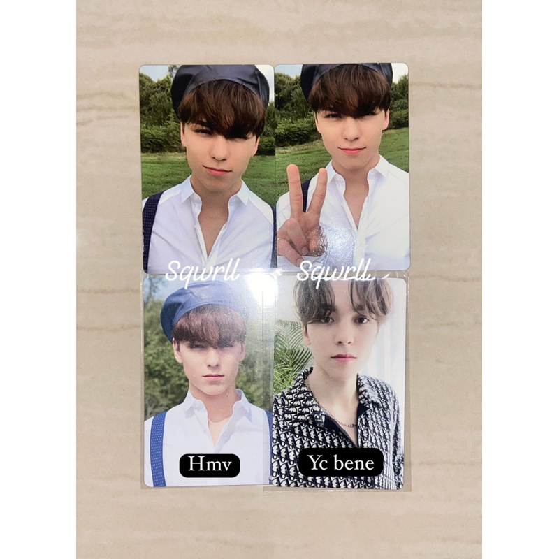 pc/photocard vernon beret hmv an ode your choice japan dvd seventeen