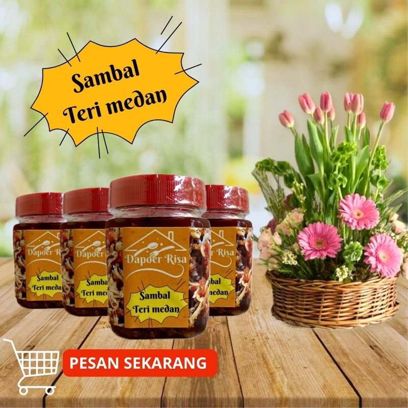 

sambal teri medan dapoer risa pedas sedang 150gr