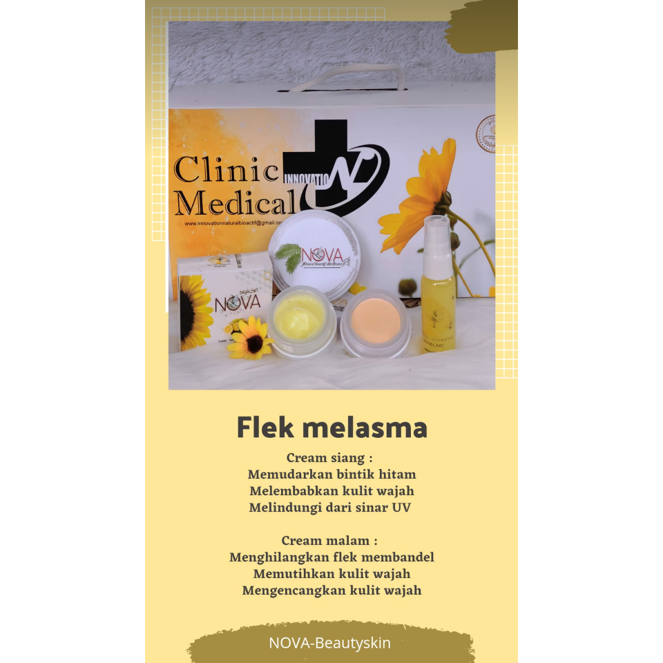 nova beauty skin paket flek malesma