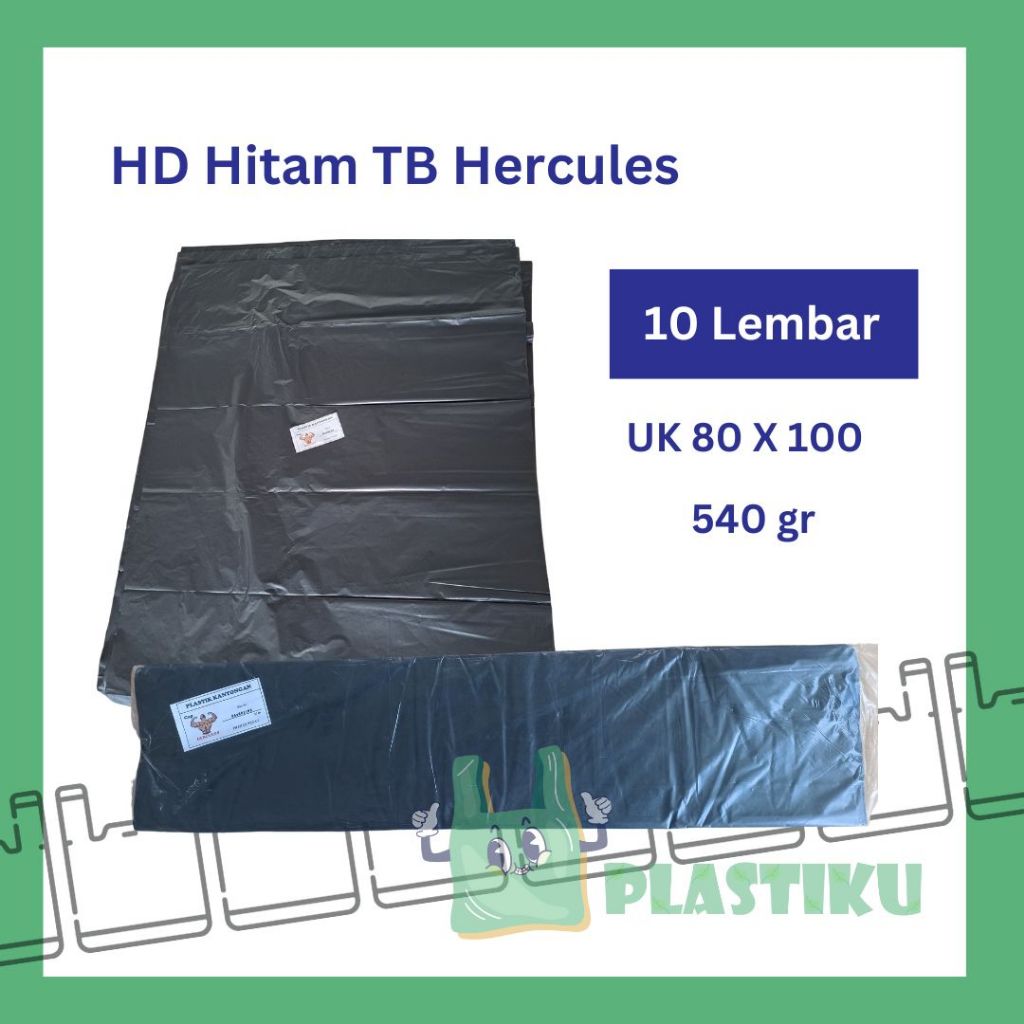 Trash Bag Hitam - Trash Bag Hercules - Kantong Sampah Hitam