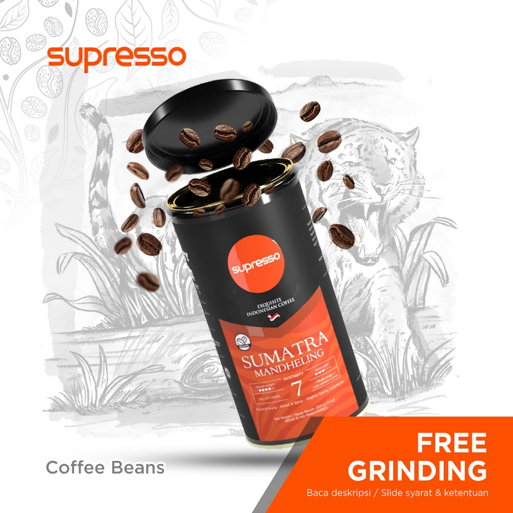 

Supresso Sumatra Mandheling Coffee Beans