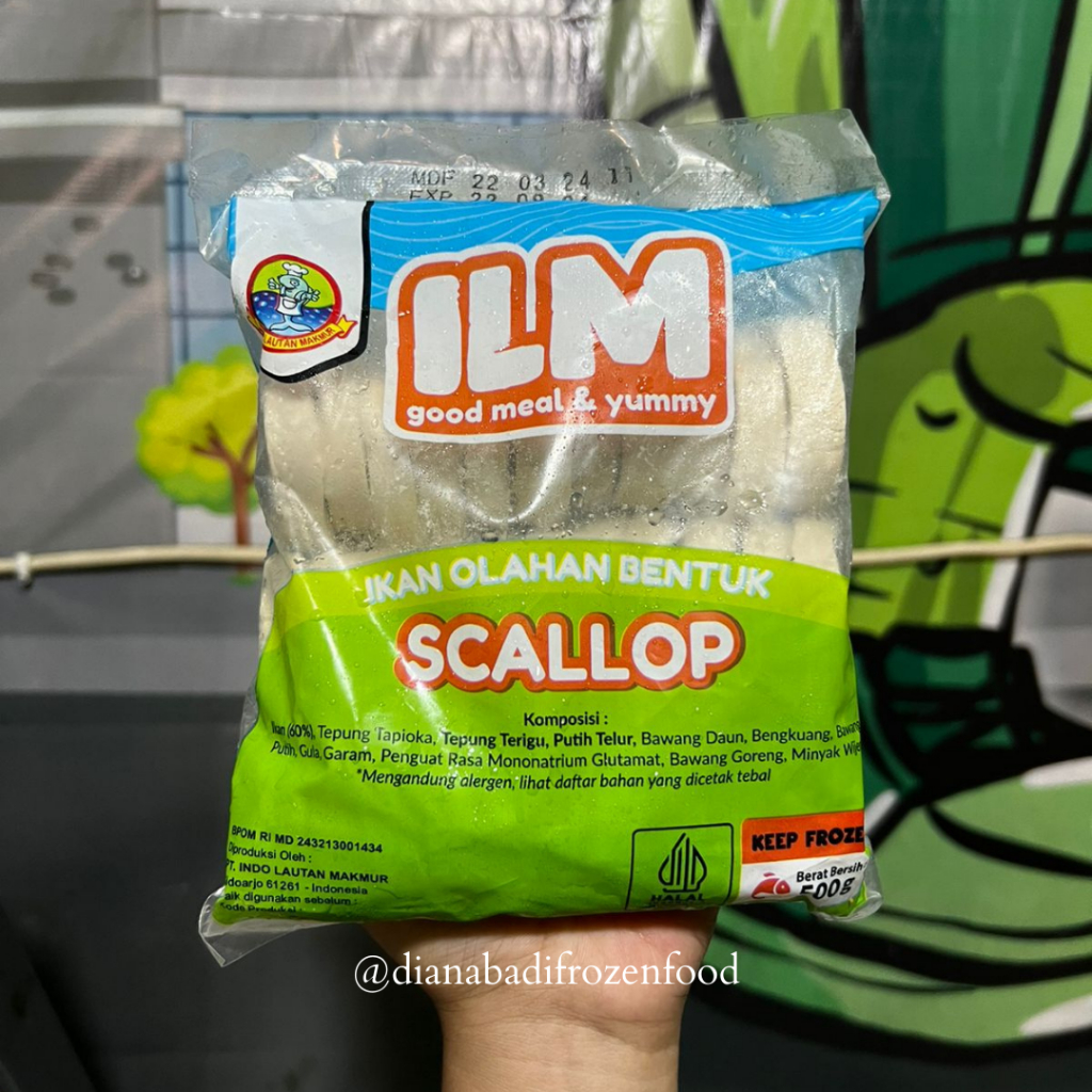 

Scalop ILM / Scalop ikan ILM 500g