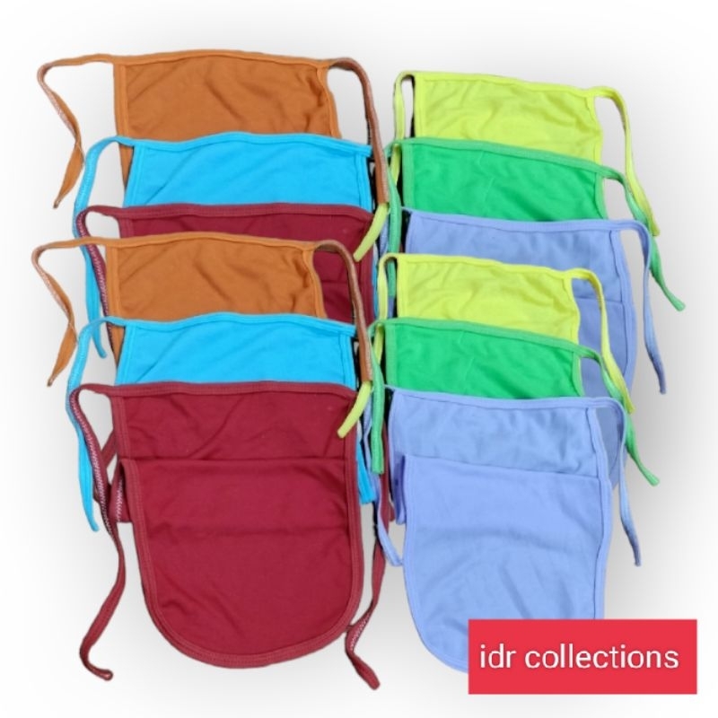 1lusin popok kain polos bayi baru lahir / popok tali bayi