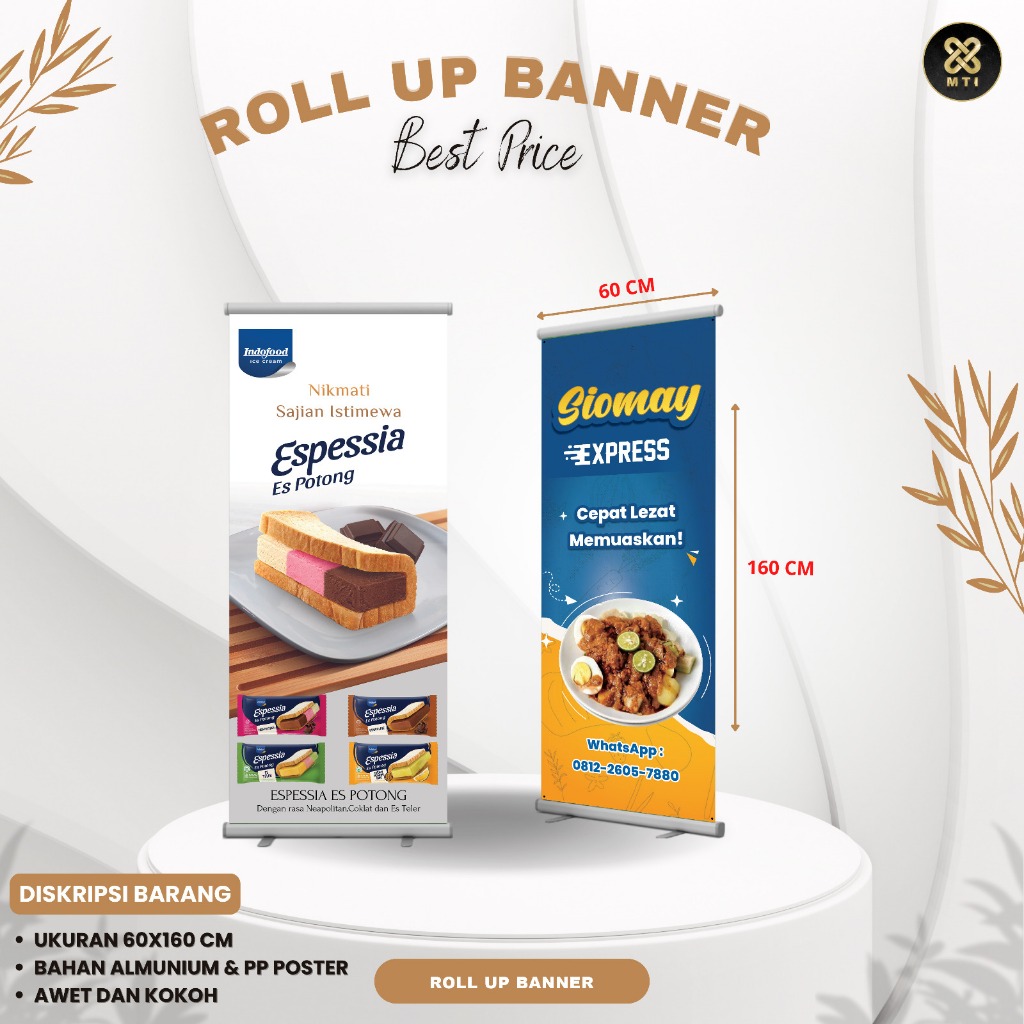 ROLL UP BANNER NEW // ROLL UP BANNER / ROLL UP MURAH // ROLL UP 60 X 160 / ROLL UP / BANNER