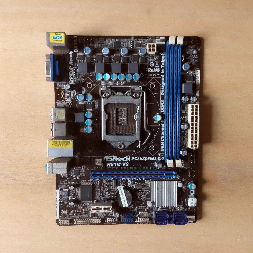 INTEL LGA1155 brand ASROCK H61M-VS Motherboard Mainboard