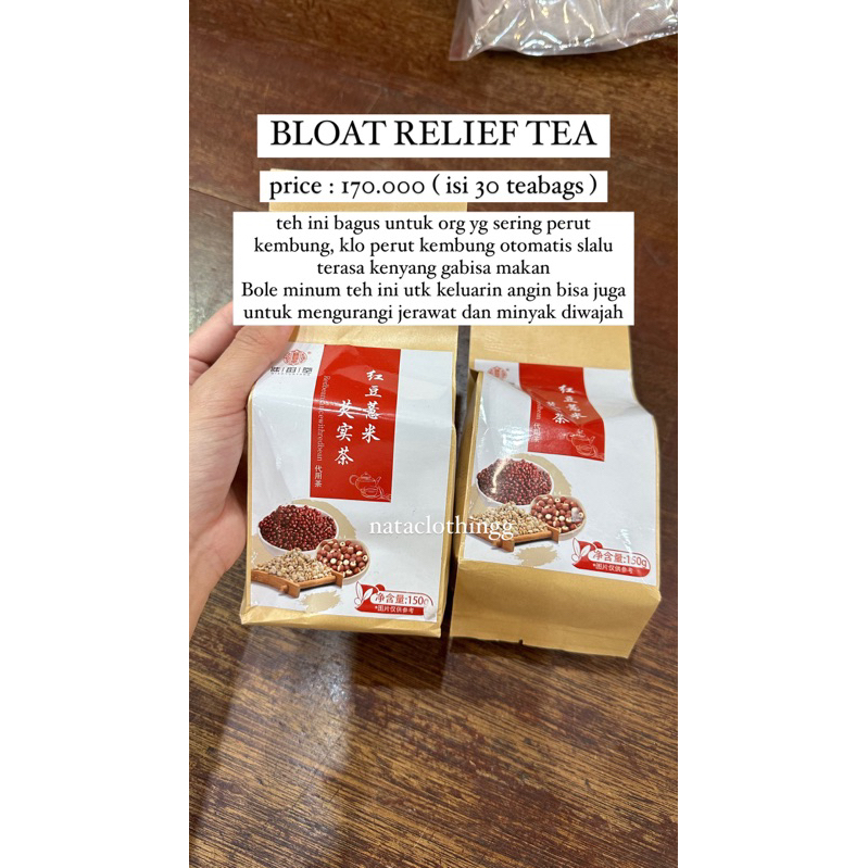 

BLOAT RELIEF TEA