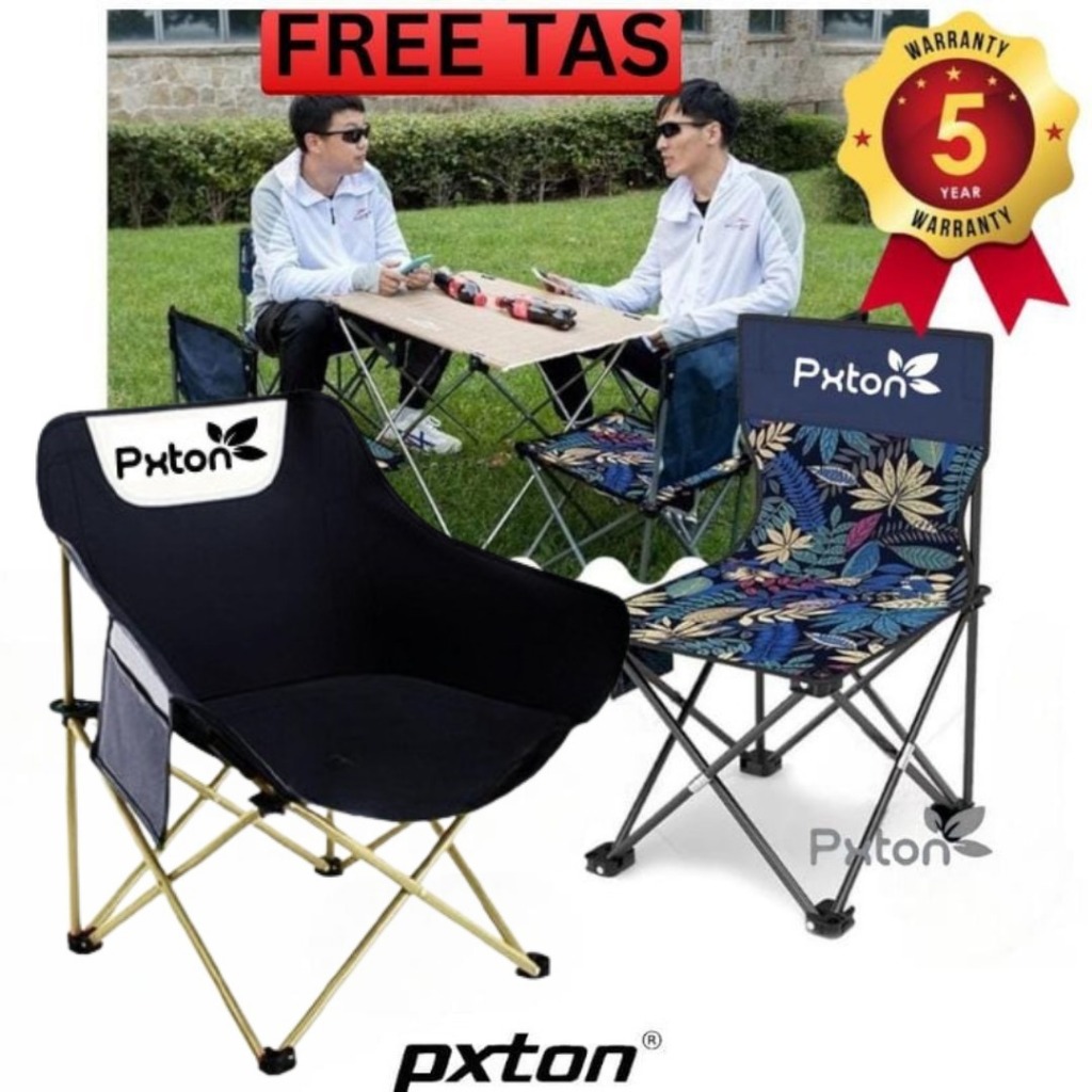 PXTON - Kursi Lipat Camping  Outdoor Portable Kursi Gunung / Bangku LIPAT / kursi murah / Tenda camp
