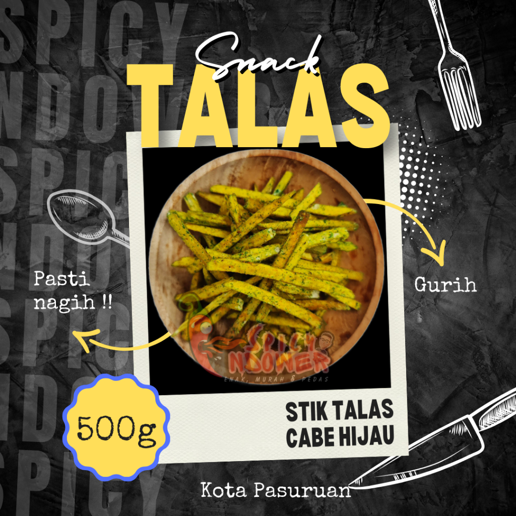 

500G STIK TALAS | STIK TALAS CABE HIJAU | STIK TALAS BALADO | STIK TALAS ORIGINAL |