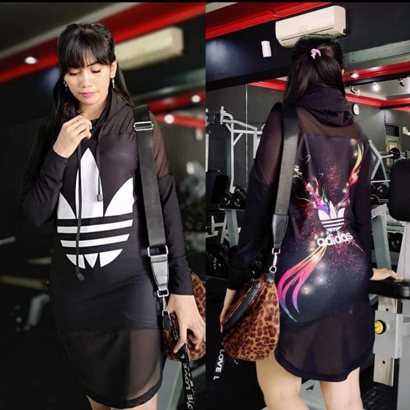 DRESS SXB BAJU SPORT SENAM MURAH DRESS HOODIE MESH
