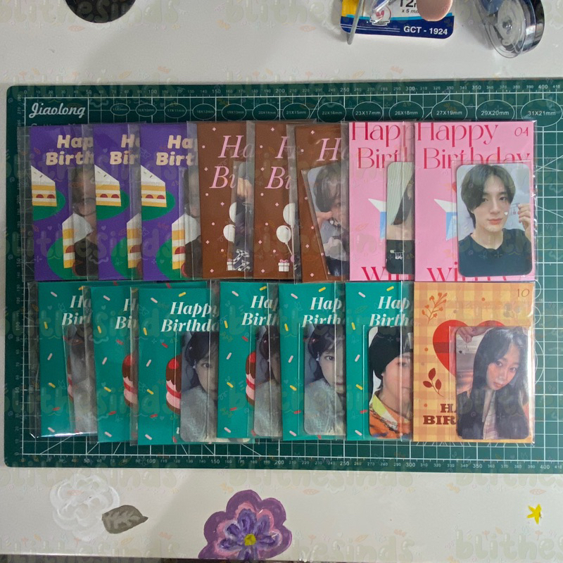 [READY STOCK] SM ARTIST BIRTHDAY CARD MD 2023 GISELLE RENJUN TAEYEON JENO KARINA WENDY TEN HAECHAN