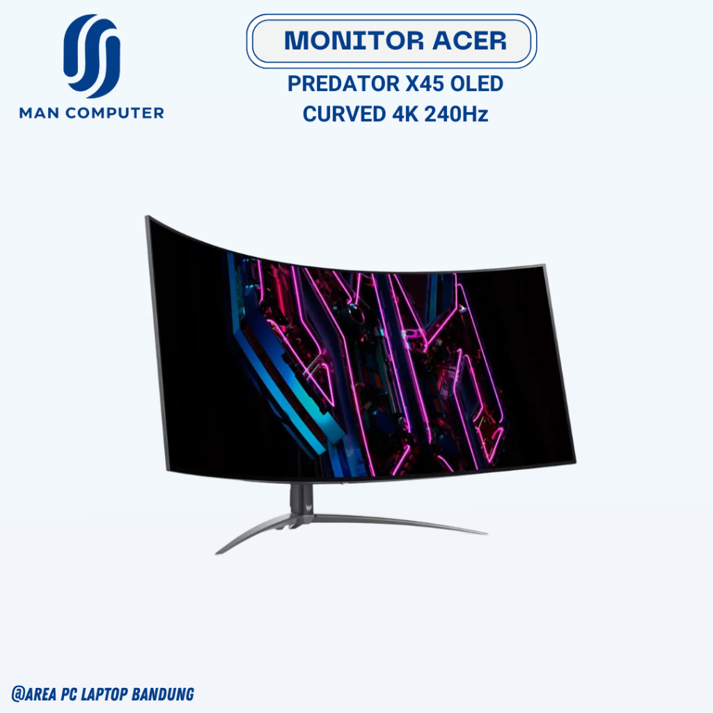 Monitor 44.5Inch Acer Predator X45 OLED | Curved 4K 240Hz