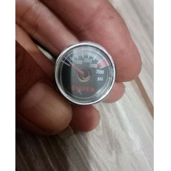 MANOMETER KECIL 3500 PSI, MANOMETER 3500 PSI