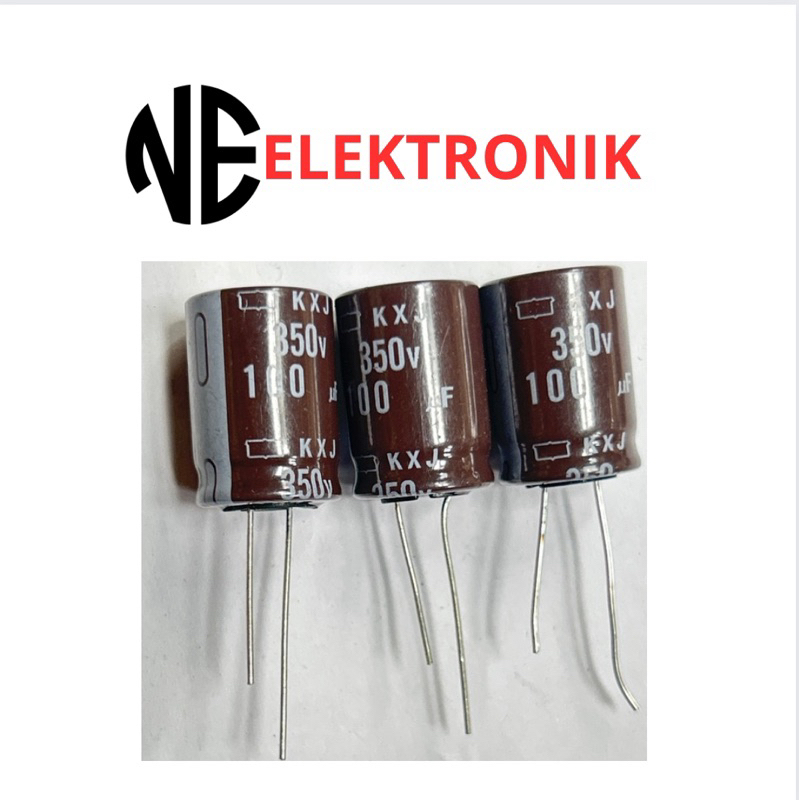 Kapasitor Elko Elco 100uf 350v Original