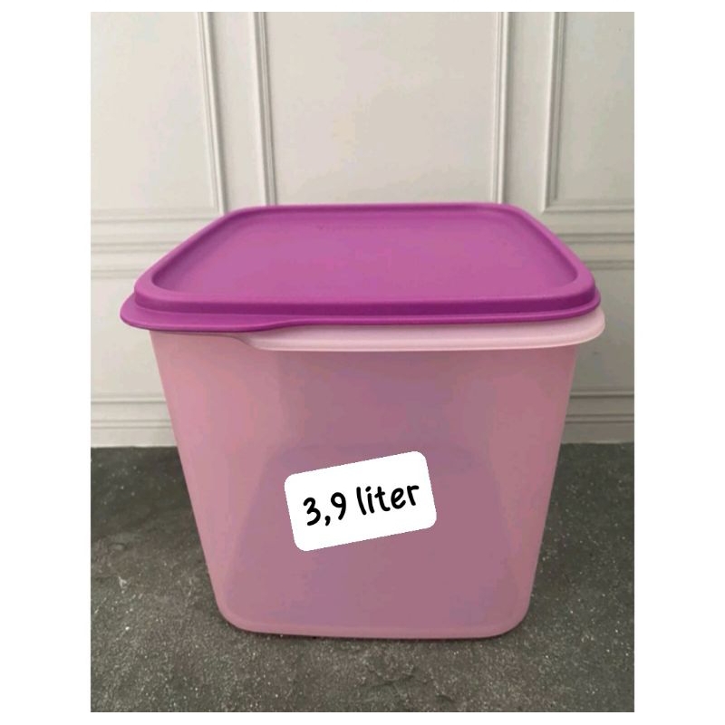 Toples kerupuk smart saver square ungu tuperware 3,9 liter