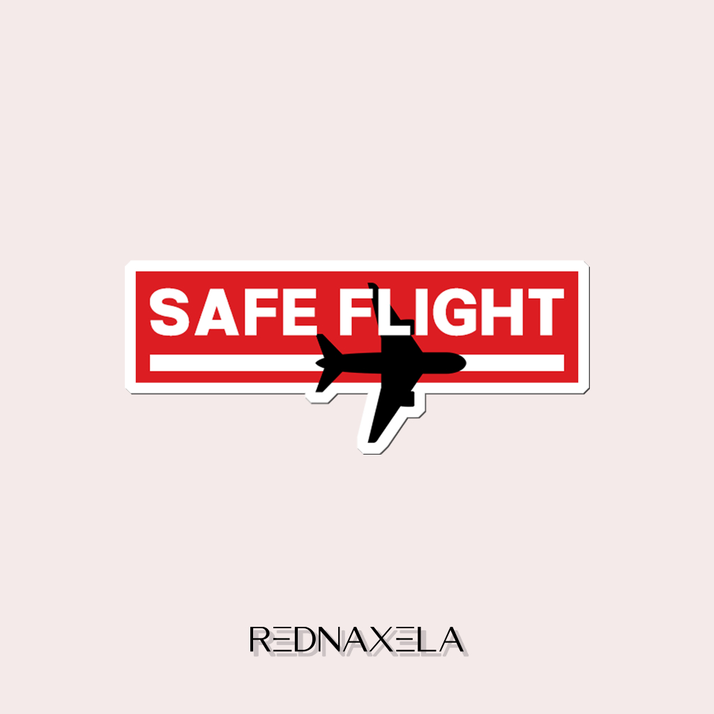 

Stiker Vinyl Safe Flight Stiker Koper Outdoor Waterproof Sticker