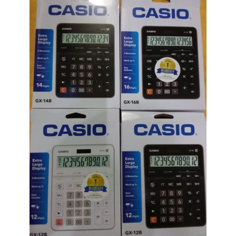 

KALKULATOR CASIO ORIGINAL GX-12B / GX-14B / GX-16B