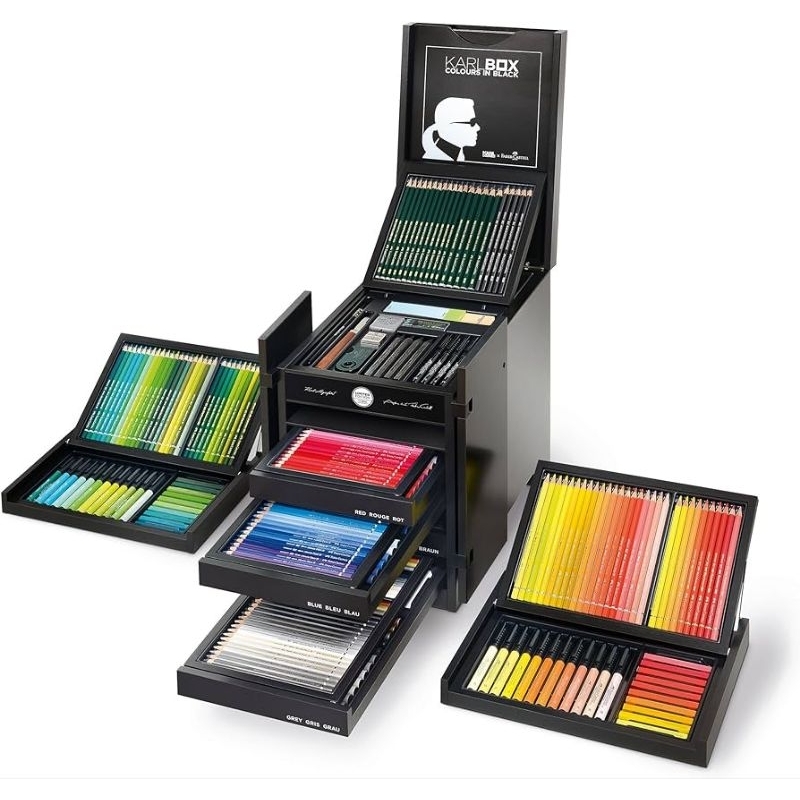 

KARLBOX FABER CASTELL X KARL LAGERFELD (NO.SERI 1180)