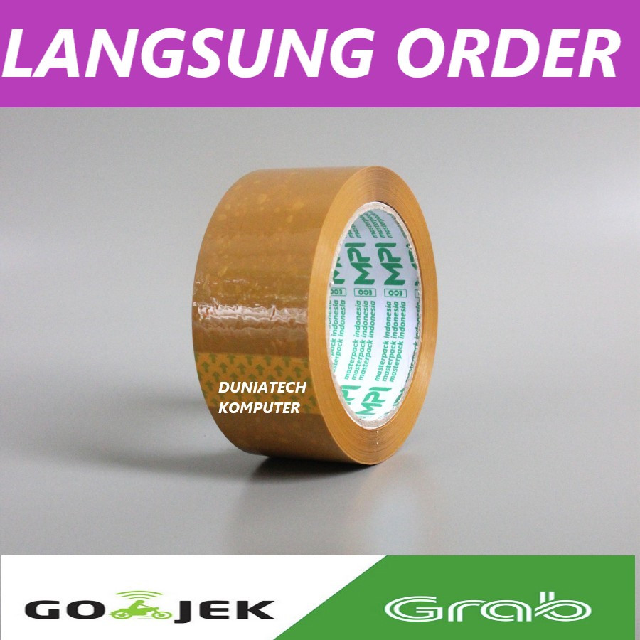 

Lakban COKLAT 45MM x 100 yard / Lakban 100 Yard / Kualitas OK