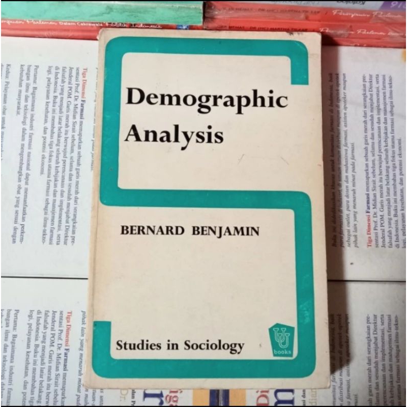 BUKU ORIGINAL DEMOGRAPHIC ANALYSIS Bernard benjamin