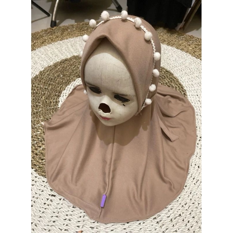 jilbab instan anak jilbab pom pom anak jilbab anak jilbab bando/marlynhijab354