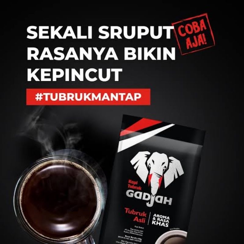 

kopi tubruk gadjah 138 grm