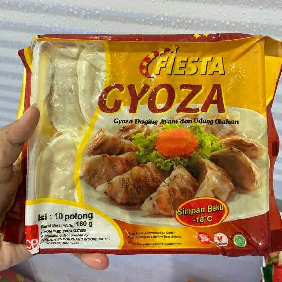 

Fiesta Gyoza Dumpling Ayam Udang 180gr isi 10pcs