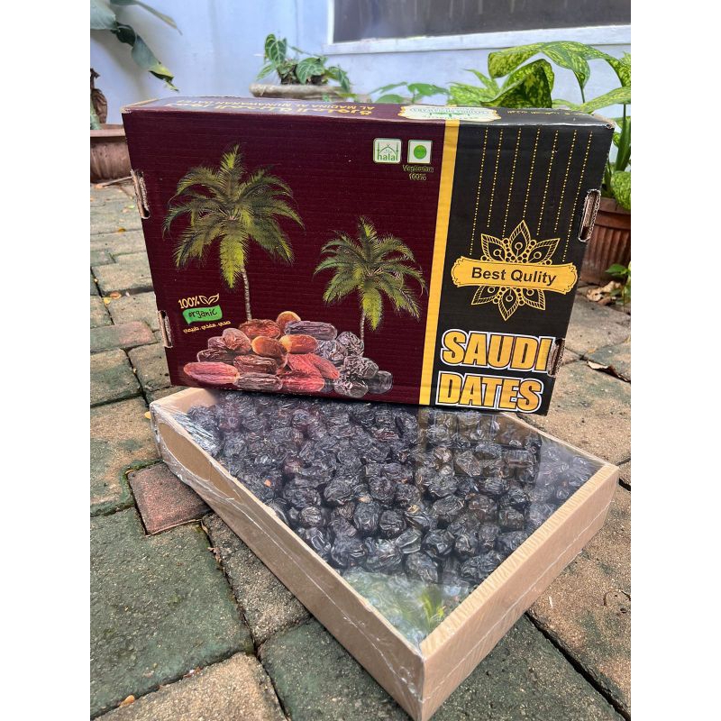 

Kurma Ajwa Madinah Saudi Dates Premium Organik 5kg