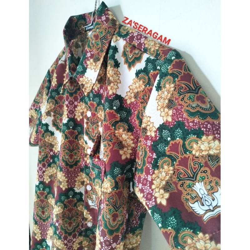 RB Batik SD Negri/Batik Seragam Sekolah SD/Batik Sd Motif BUNGA MELATI