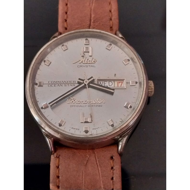 Jam Tangan Pria Vintage Mido Automatic second 1046