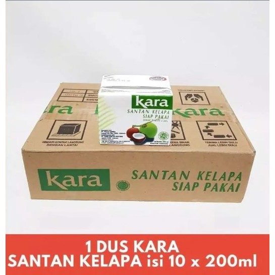 

(DUS 200ML) KARA SANTAN CAIR 200 ML X 10 KOTAK