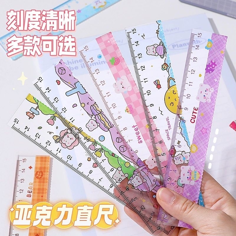 

Ruler Penggaris Aesthetic Lucu 16 cm
