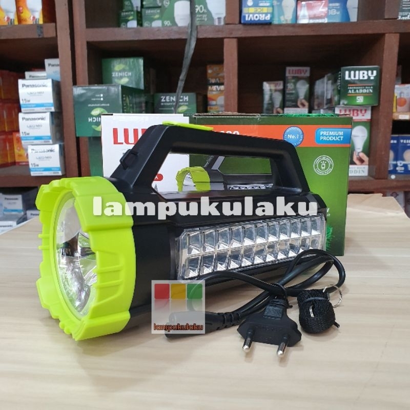 Senter Besar Sorot Jarak Jauh LED Luby 2689