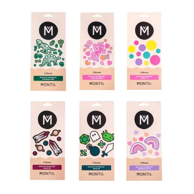 

MontiiCo Sticker Set - Stiker Lunchbox - Label Bento