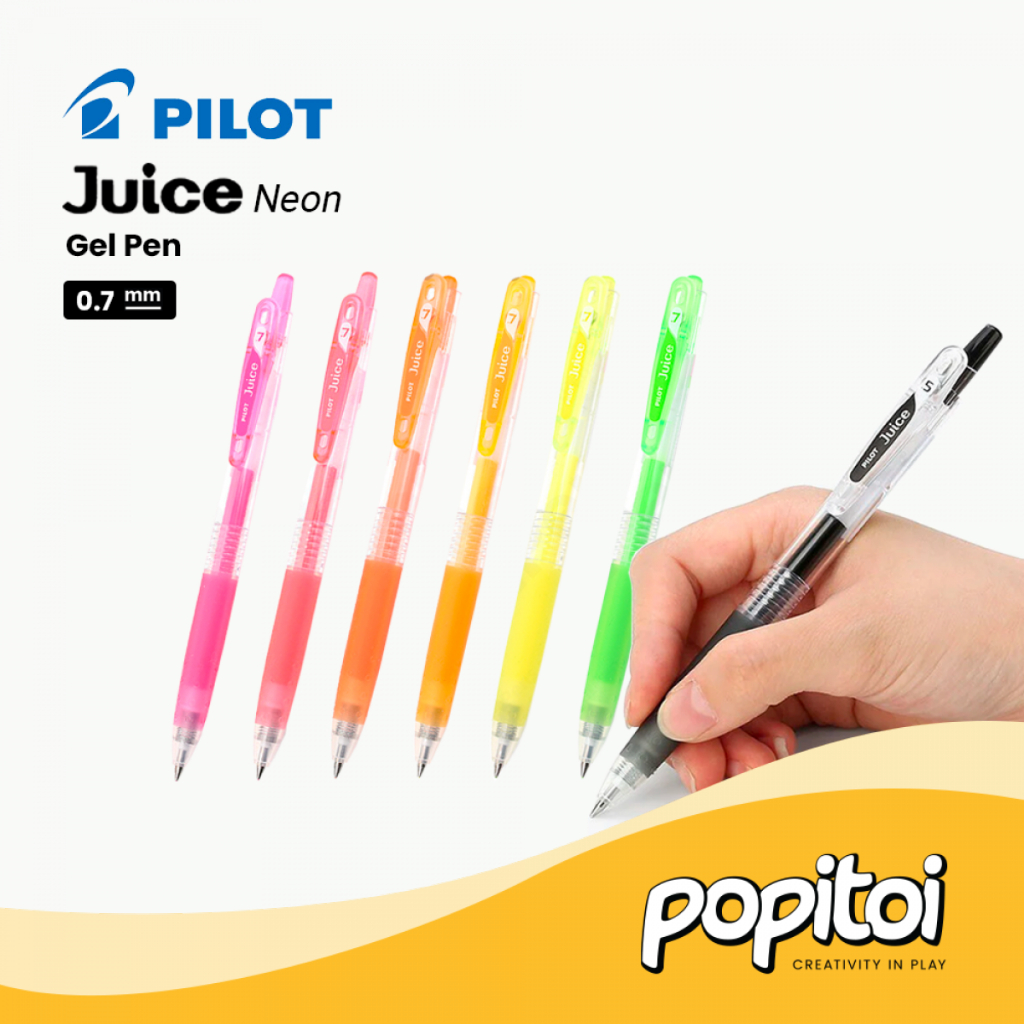 

Pilot JUICE NEON SERIES Gel Pen 0.7 mm 0.5 mm Pulpen tinta warna warni