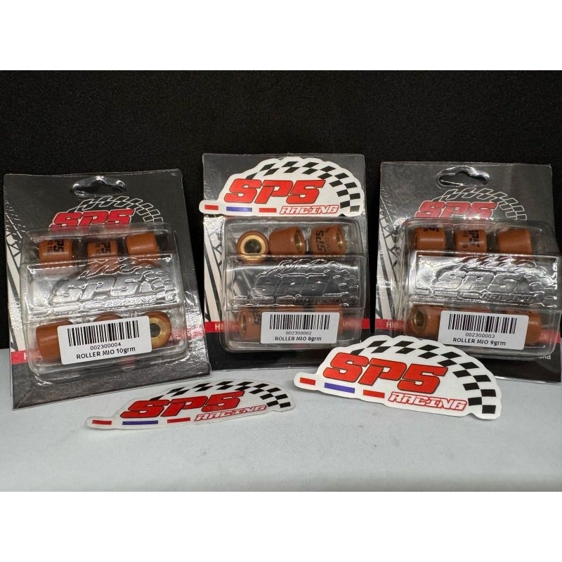 Roller SP5 RacingBuat motorYamaha Mio Soul / Mio Sporty / Mio Smile / Fino Karbu
Ukuran Roller 8,9,1