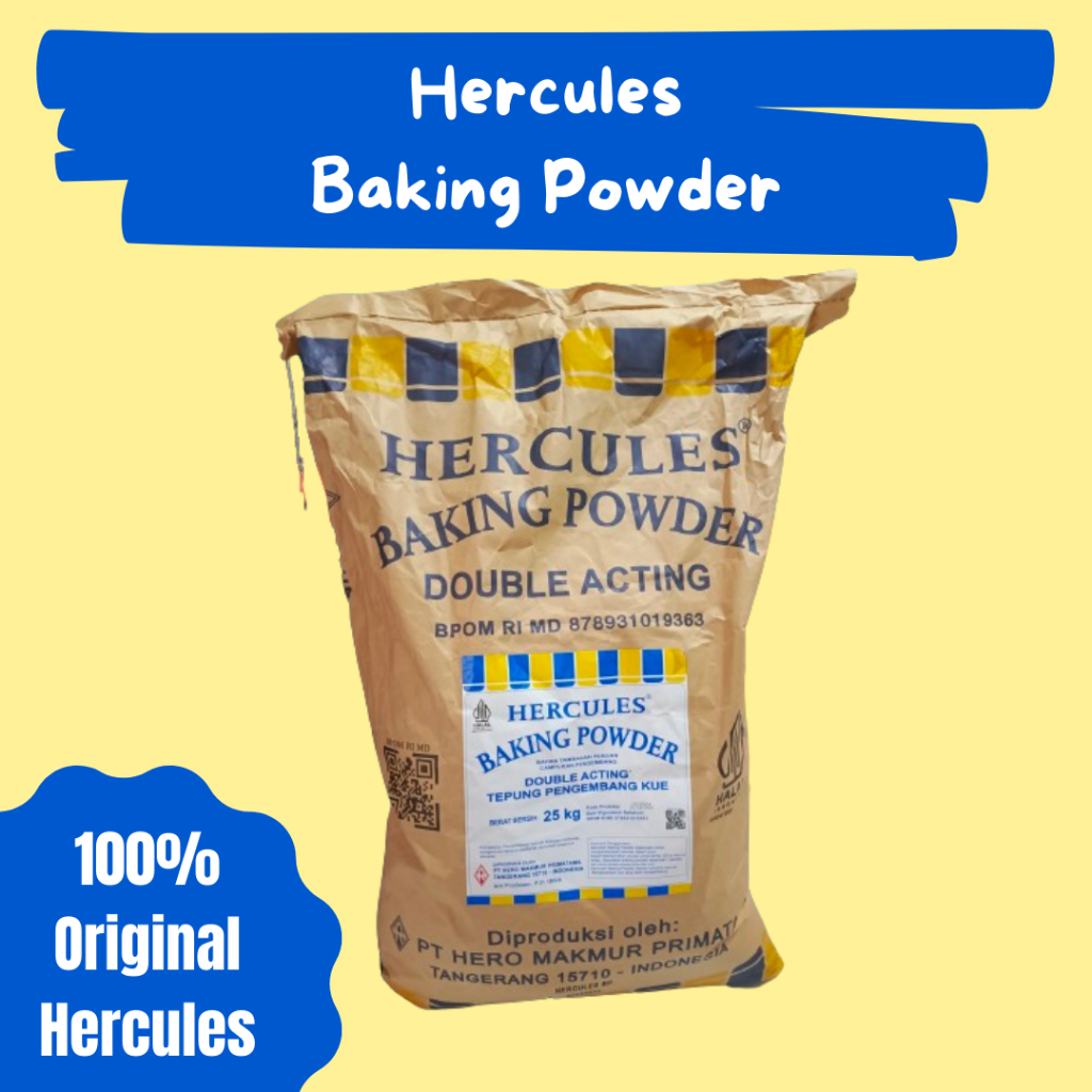 

Baking Powder Hercules Double Acting Pengembang Kue 1kg Repack