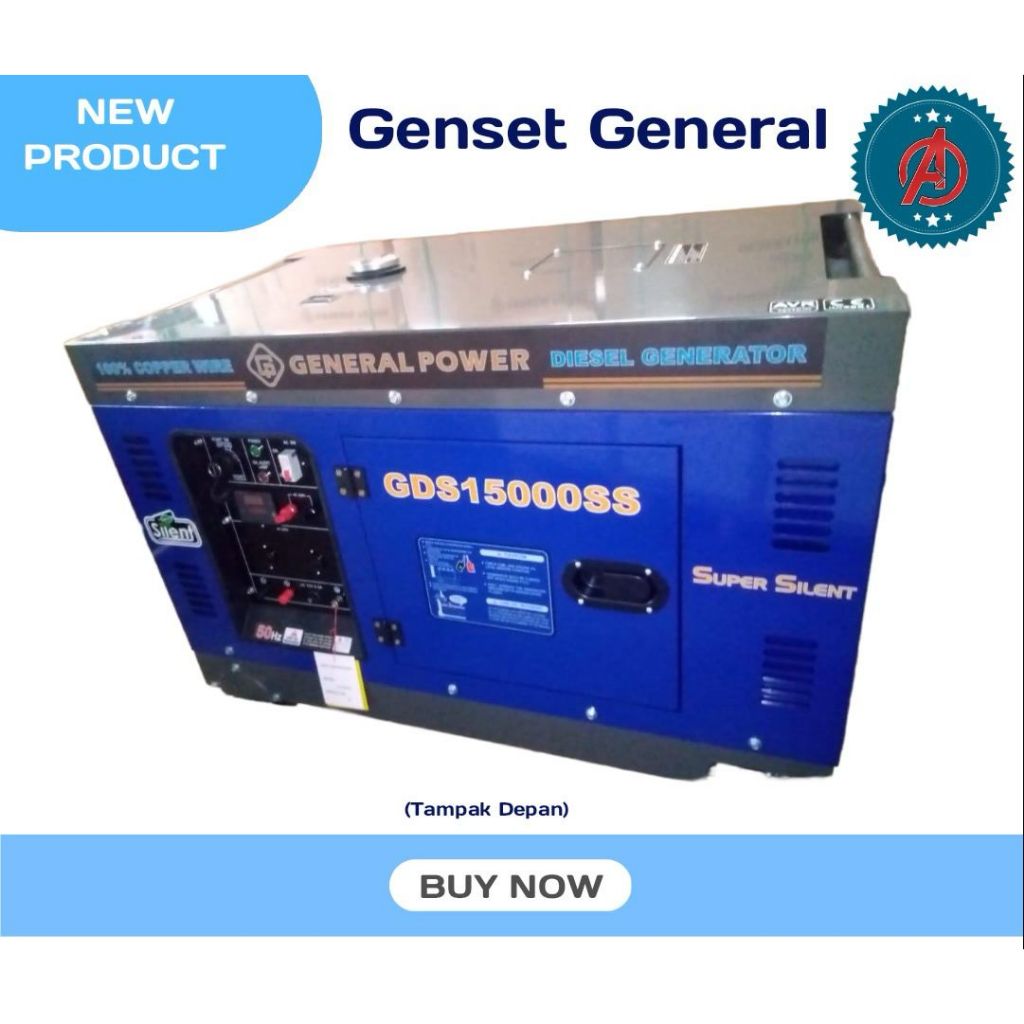 Mesin Genset General Silent GDS15000SS (10000Watt)/ Genset Silent General