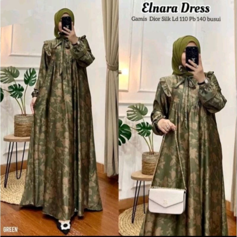 DO'A AMAK 2007-Gamis kembang bahan armany-gamis motif terbaru-baju muslim wanita-gamis terlaris buat