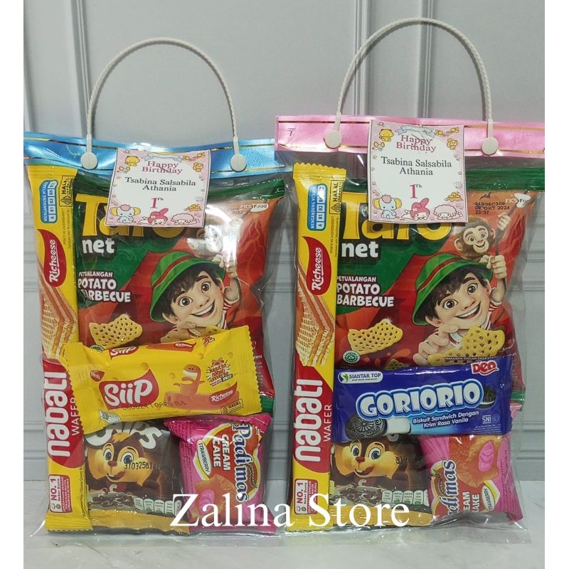 

Paket Snack Ulang Tahun Anak / Bingkisan Ulang Tahun Anak / Hampers